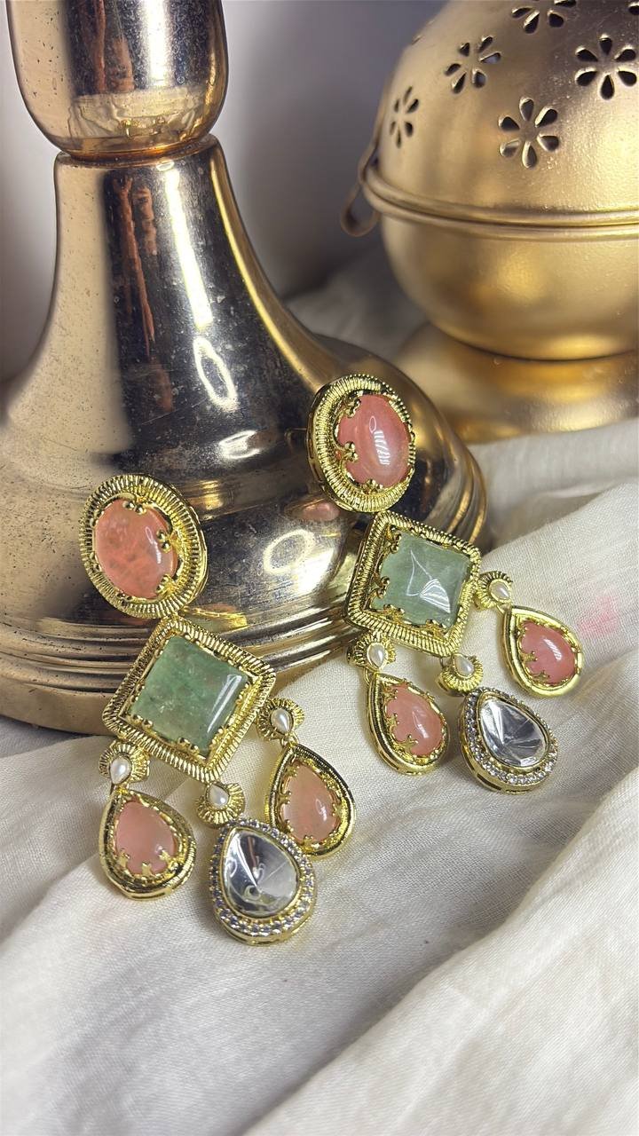 mossonaite earrings